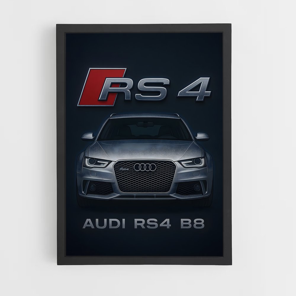 Poster Audi RS4 Dream (vue 2)